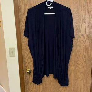 Maurice’s Cardigan Size 2X Navy Women’s plus size shirt Top coverup